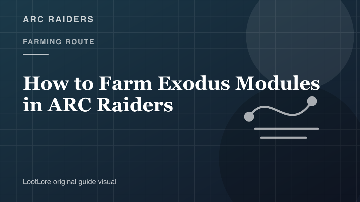 How to Farm Exodus Modules in ARC Raiders original farming route visual