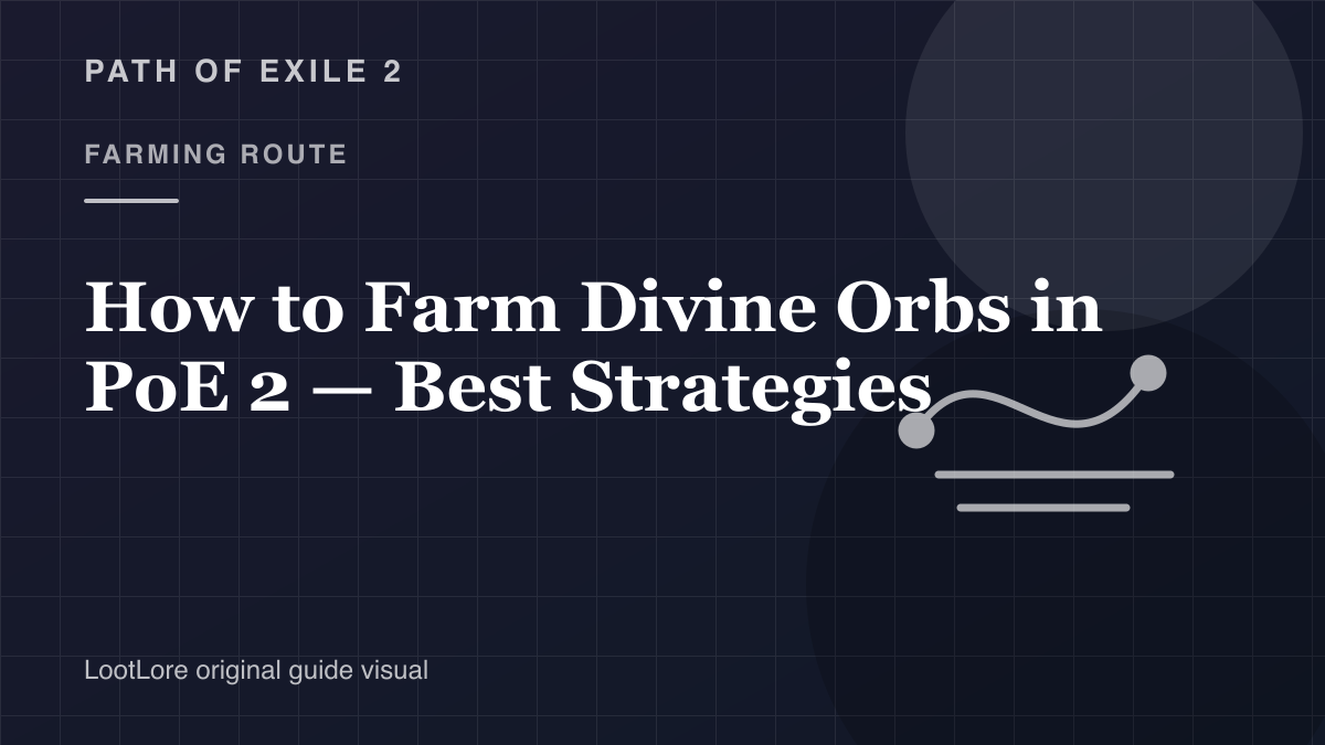 How to Farm Divine Orbs in PoE 2 — Best Strategies original farming route visual