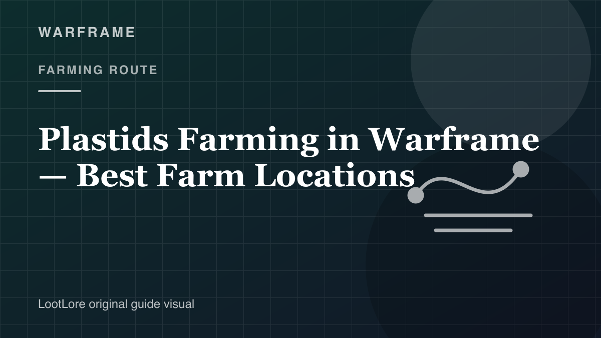 Plastids Farming in Warframe — Best Farm Locations original farming route visual