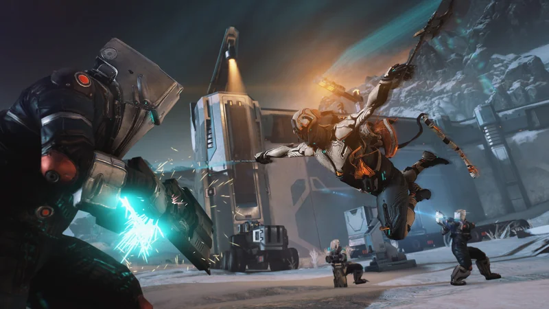 Warframe — space ninja action RPG game card