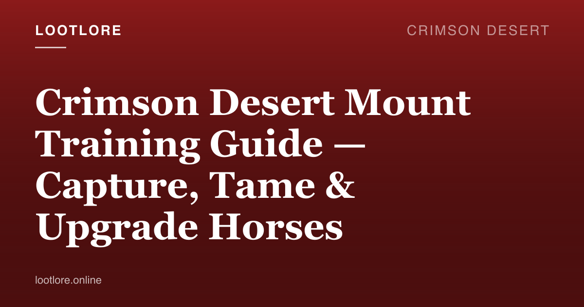 Crimson Desert Macduff riding a horse
