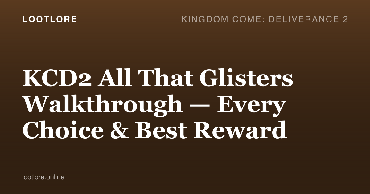 KCD2 All That Glisters walkthrough — Henry inspecting a counterfeit gold coin with merchant in background