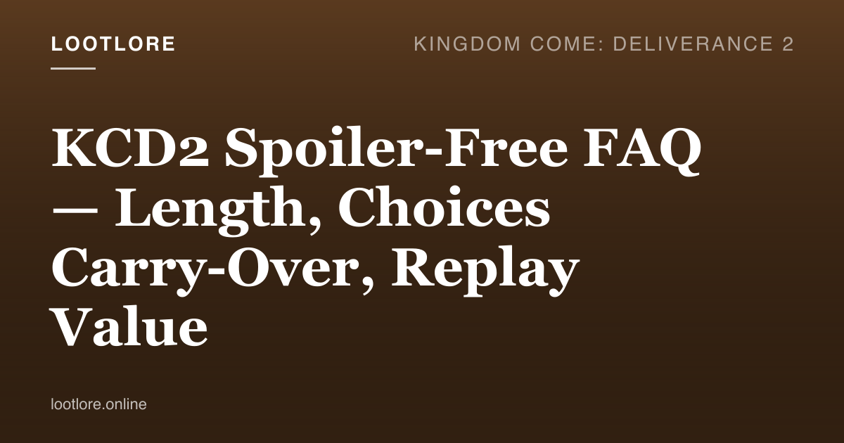 KCD2 spoiler-free buyer FAQ — Henry's silhouette in front of Trosky castle at sunset