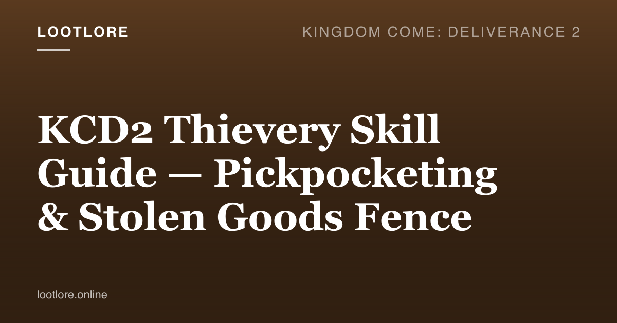KCD2 thievery skill — Henry pickpocketing a Kuttenberg merchant using the stealth ring UI