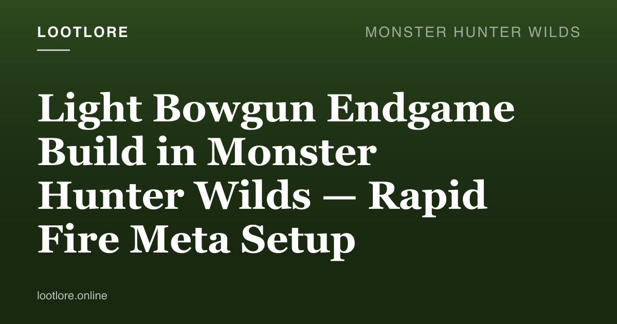 Hunter rapid-firing a Light Bowgun at a large monster in Monster Hunter Wilds
