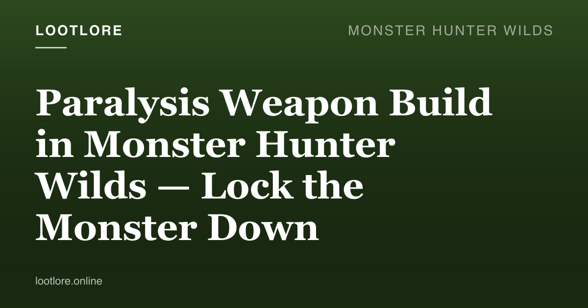 A monster paralyzed and immobile while hunters unleash burst damage in Monster Hunter Wilds