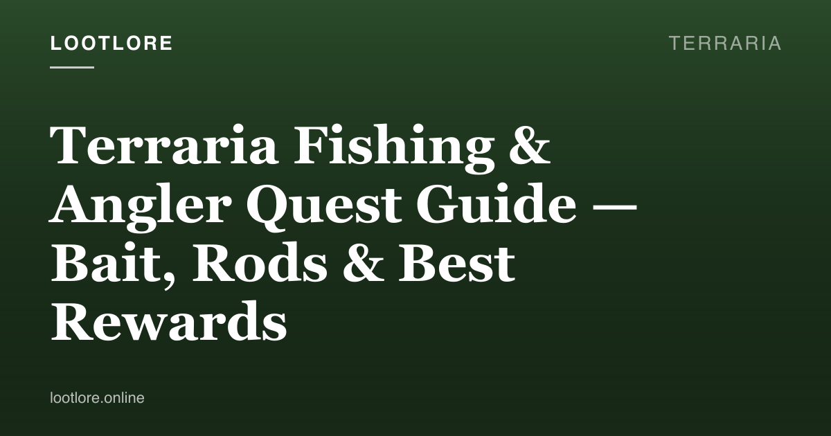 Terraria angler quest fishing setup with multiple biome pools and bait jars