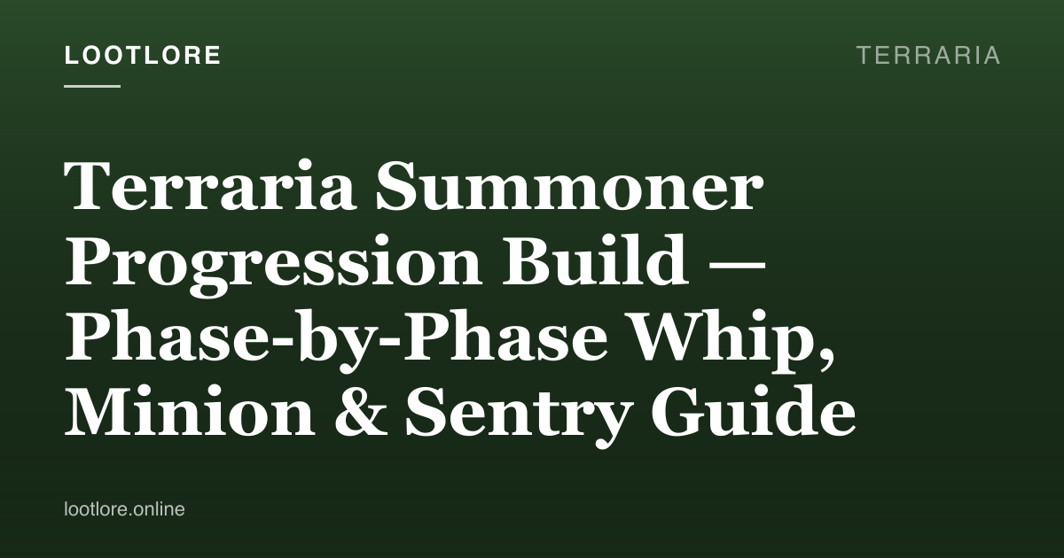 Terraria summoner build with Stardust Dragon, Kaleidoscope whip, and Stardust Armor