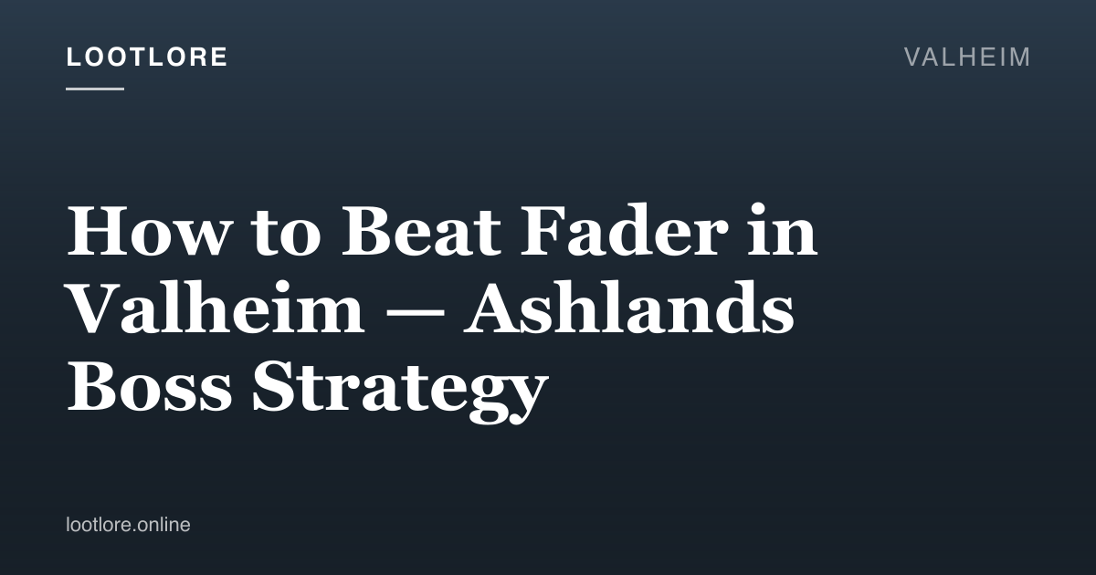 Viking facing Fader in the volcanic Ashlands arena