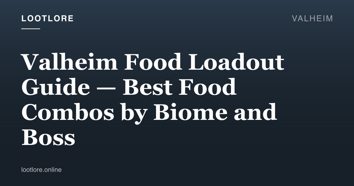Valheim food loadout guide — cooking at campfire